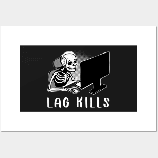 Lag kills gaming art for Pc Gamers Posters and Art